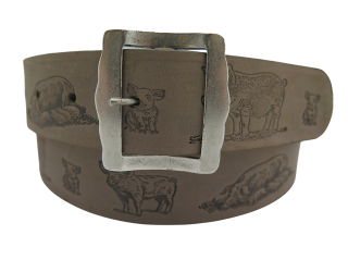 Ledergurt Branding Sau 40mm (11076/120-40)